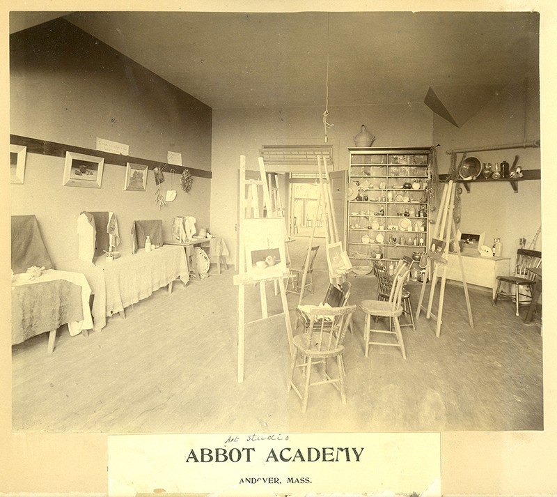 Draper Hall, art studio, 1892