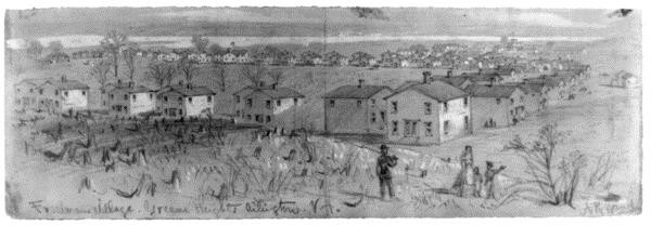 Freedmen's Village at Greene Heights (image from www.objectofhistory.com)