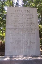 (photo by Richard E. Miller, Historic Marker Database)
Panel 3: YOUTH
