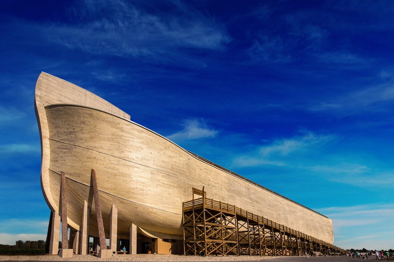 AiG's Ark Encounter, located 45 miles away in Grant County, Kentucky