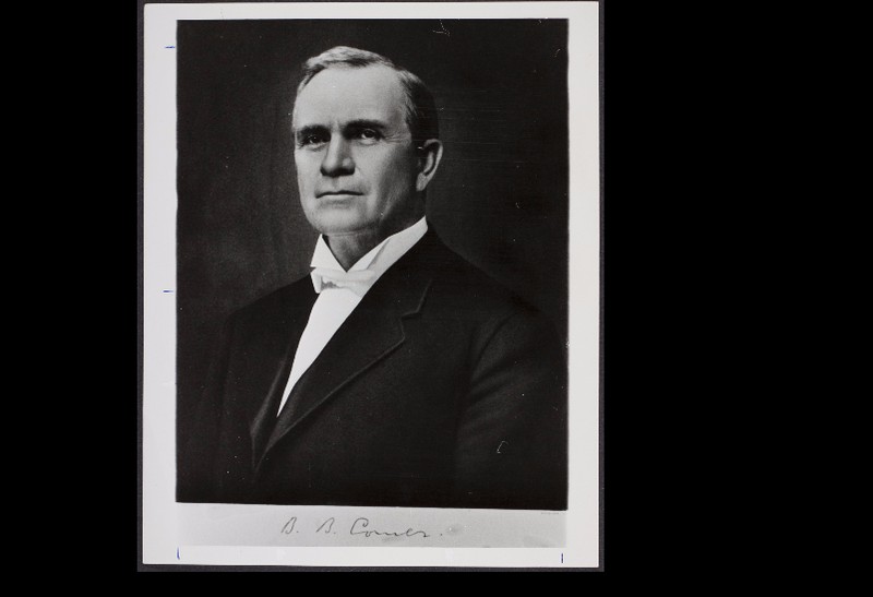 This is a portrait taken in 1908 of B.B Comer 33rd government for the state of Alabama