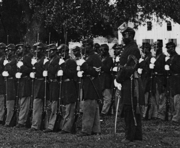 Detailed view of the 29th Regiment Connecticut Volunteers, Beaufort, South Carolina 
- Library of Congress, Prints and Photographs Division