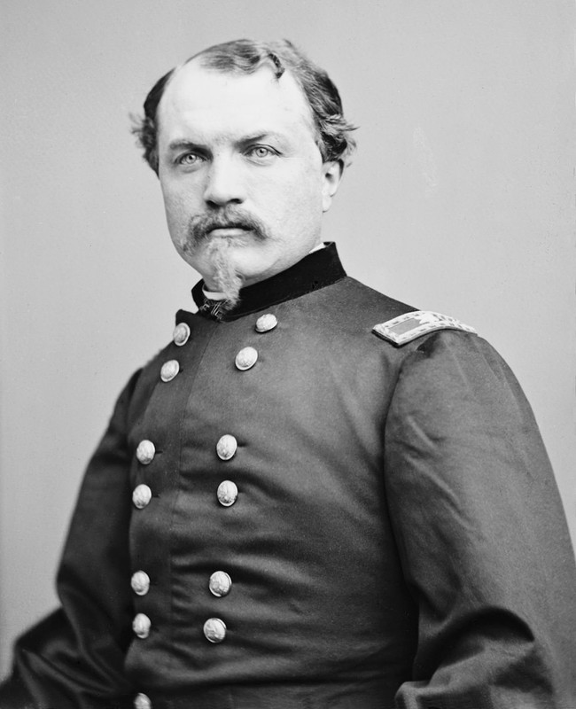 Brigadier General William Woods Averell. One of the Union Army's most accomplished cavalrymen of the war, he later clashed with General Phil Sheridan and was relieved of command in 1864. Library of Congress.