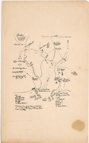 Map of the English Invasion in 1779