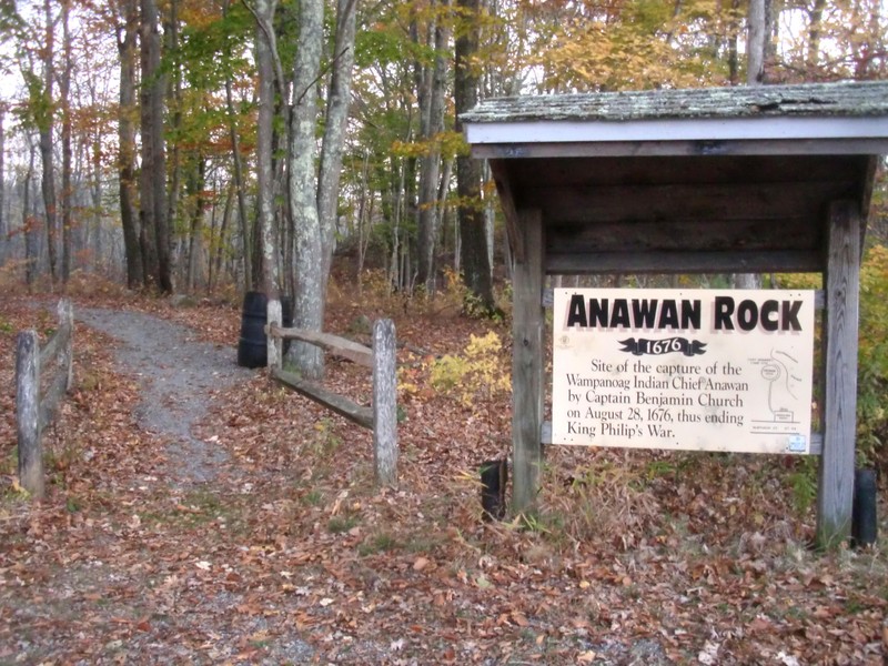 The entrance to the site
