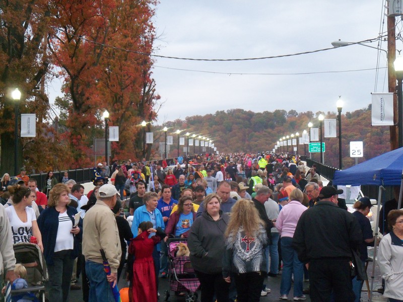 "Walk the Bridge" one day before opening 10-31-2013