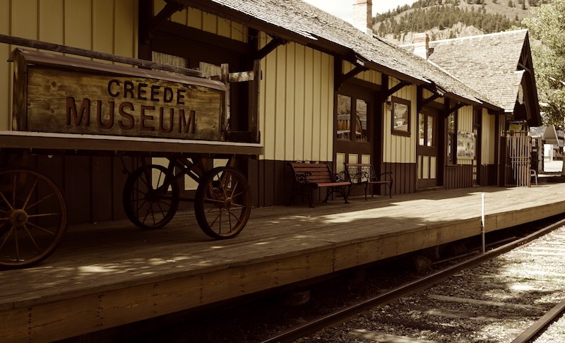 The Denver and Rio Grande Western Railroad Train Depot built in 1891.
