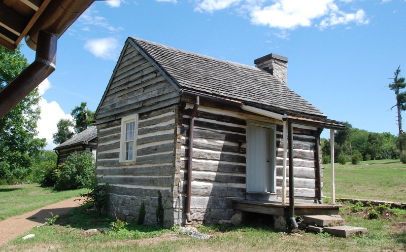 One of the few remaining outbuildings at Wynnewood.