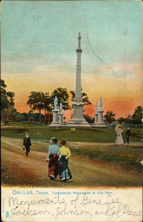 The monument as it appeared at the turn of the century