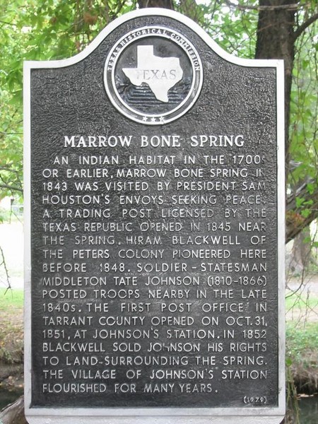 Marrow Bone Spring information panel (www.waymarking.com)