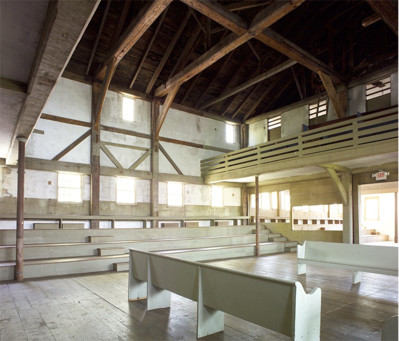 Interior of the Great Friends Meeting House