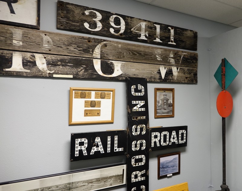 Denver and Rio Grande Western Railroad display