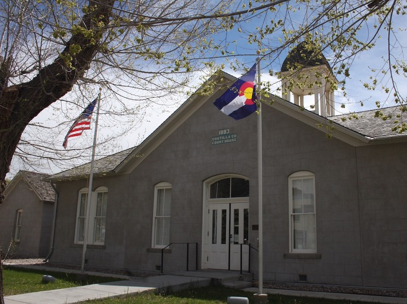 San Luis, Colorado - Courthouse built in 1883