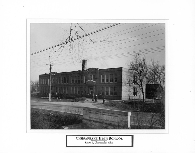 Chesapeake High School in 1925