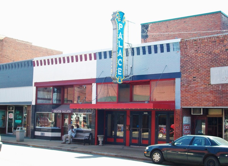 Exterior of the Palace Theatre.