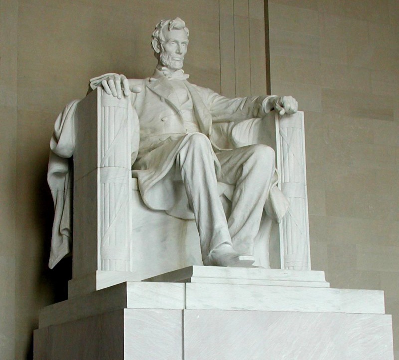 French created a 7 foot model of the Abraham Lincoln statue and sent that to a stone carving company in New York. The sculptors there took a year to complete the 19 ft. statue.