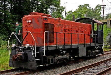 One of the locomotives at the museum