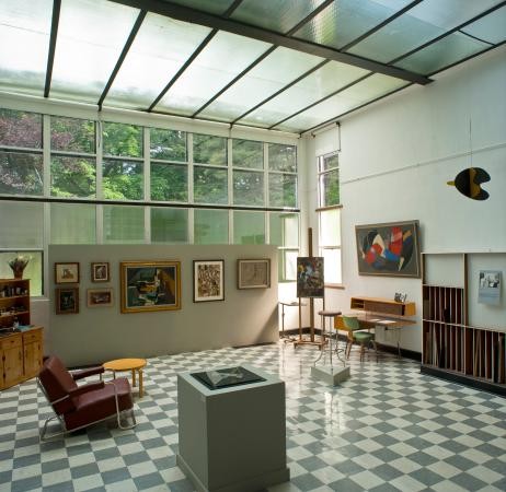 Interior view of the studio