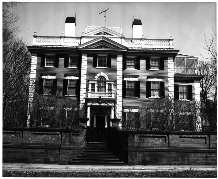 Nightingale-Brown House c. 1960-1970 (image from the National Register of Historic Places)