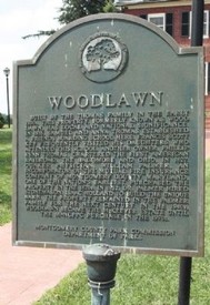 Woodlawn Historic Marker (image from Historic Markers Database)