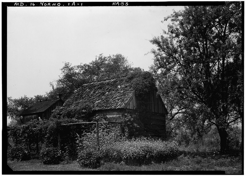 Woodlawn's slave quarters (image from Historic Markers Database)