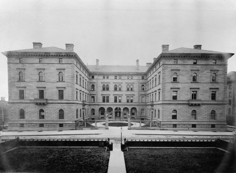 A historic photo of the property from the early 20th century