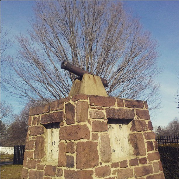 The Battle of Short Hills monument. There are also historical markers and interpretive signs for the battle dispersed in the area.