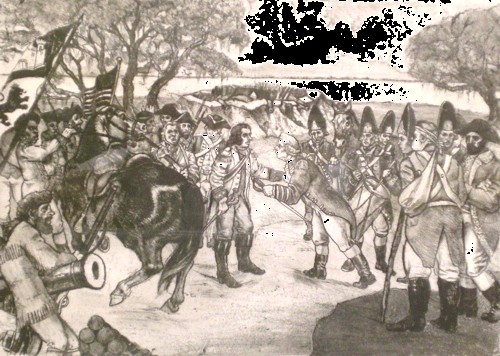 British forces surrender on September 21, 1779