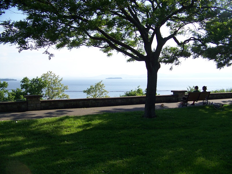 Outlook from Battery Park to Lake Champlain 