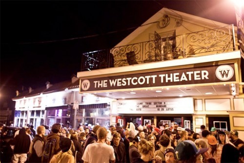 This is what the Westcott Theater looks like today (as of 2016).