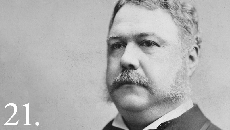 Chester Alan Arthur (image from The White House)