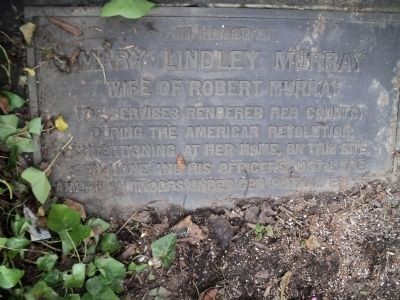 Mary Lindley Murray historic marker 