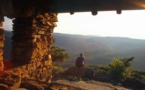 Cranny Crow overlook at Lost River State Park