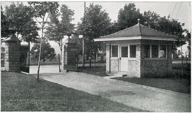Entrance to the hospital grounds, 1912