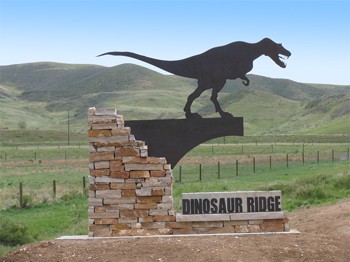 Entry to Dinosaur Ridge.