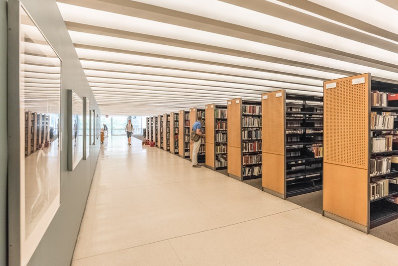 Interior of The New York Public Library for the Performing Arts 