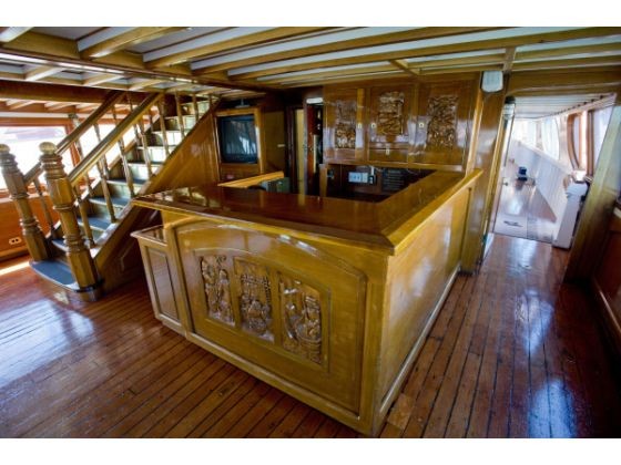No yacht is complete without a bar.