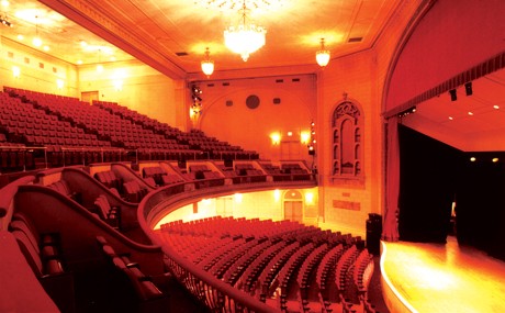 Interior of The Town Hall (image from nycago)