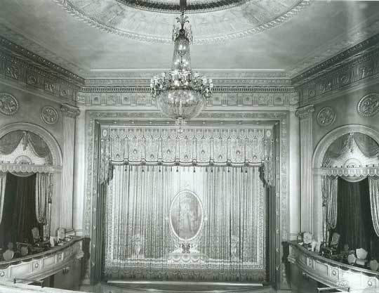 Historic photo of the Henry Miller interior (image from the Internet Broadway Database)