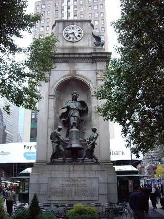 James Gordon Bennett Memorial (image from New York City Parks)