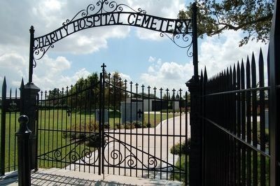 Charity Hospital Cemetery gate