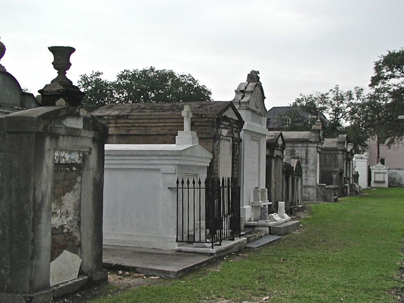 Another view of Charity Hospital Cemetery