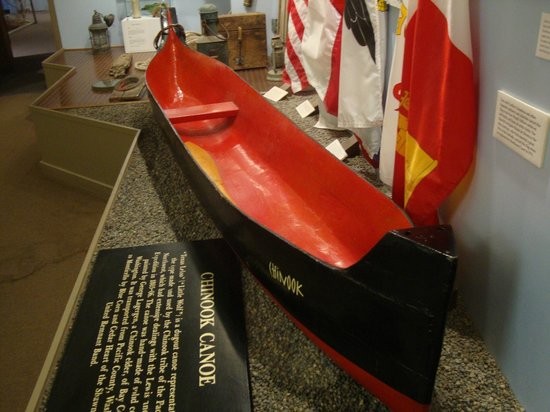 View of the Chinook exhibit