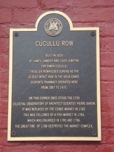 Cucullo Row historical marker