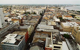 French Quarter aerial view