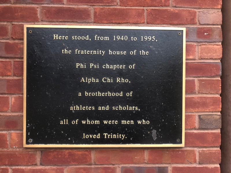 Alpha Chi Rho Plaque