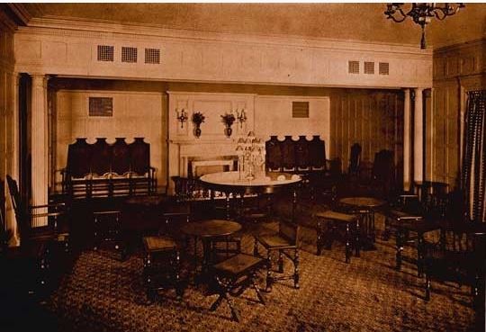 The Little Theatre Tea Room (image from the Shubert Archives)