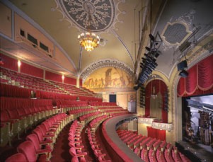 Interior of the Bernard B. Jacobs Theatre (image from the Shubert Archives)