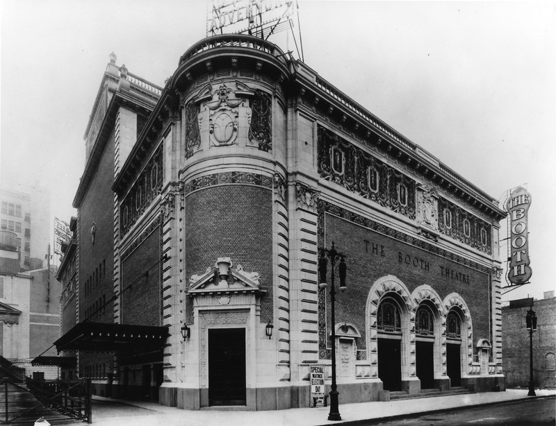 Booth Theatre, 1913 (image from the Shubert Archives)