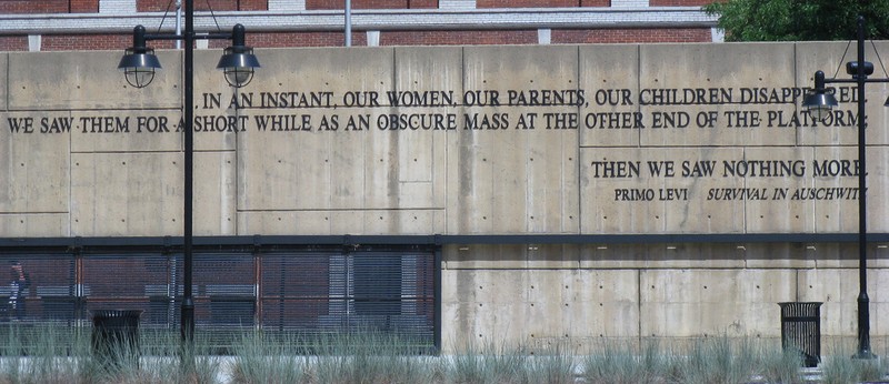 Some of the inscriptions in the Holocaust Memorial Park